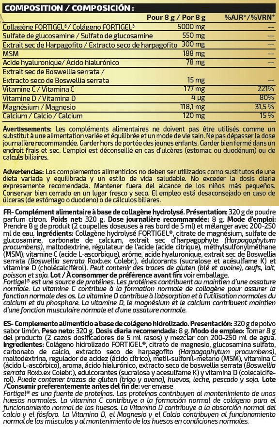 Información nutricional