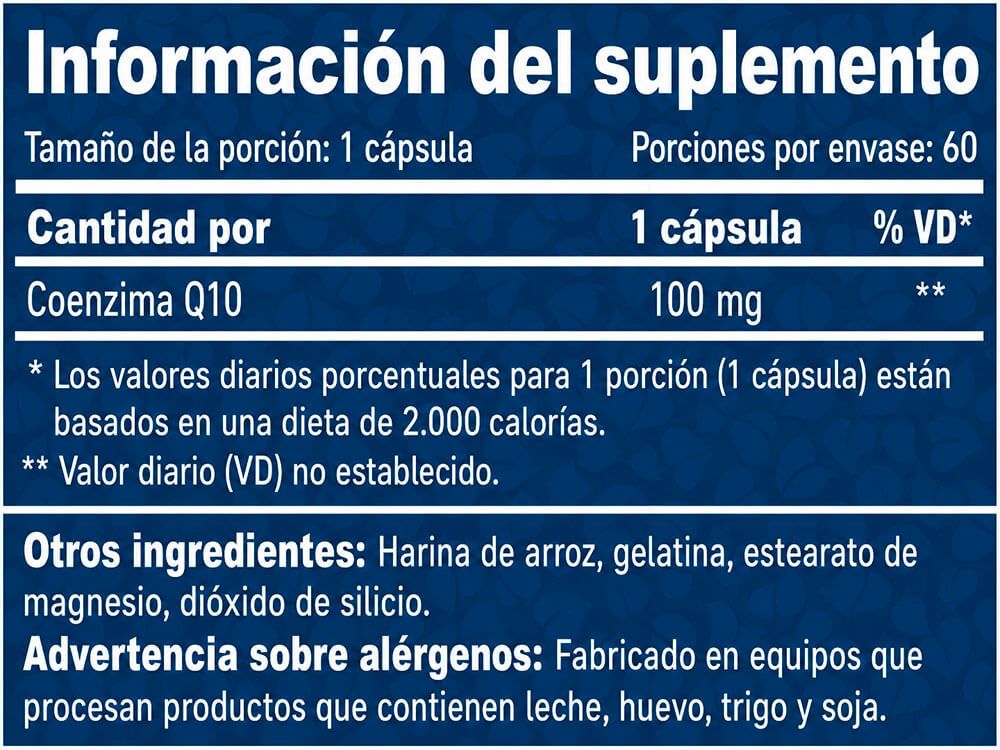 Información nutricional