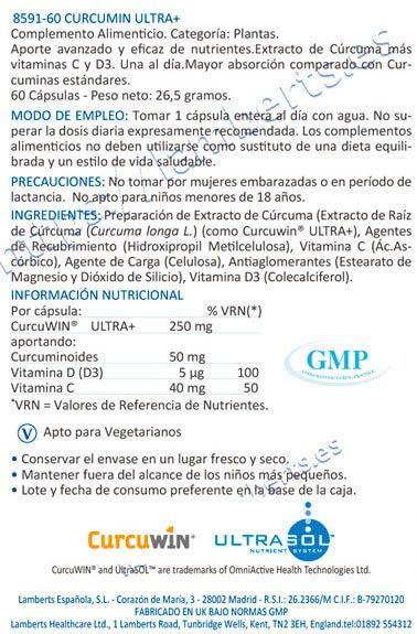 Información nutricional