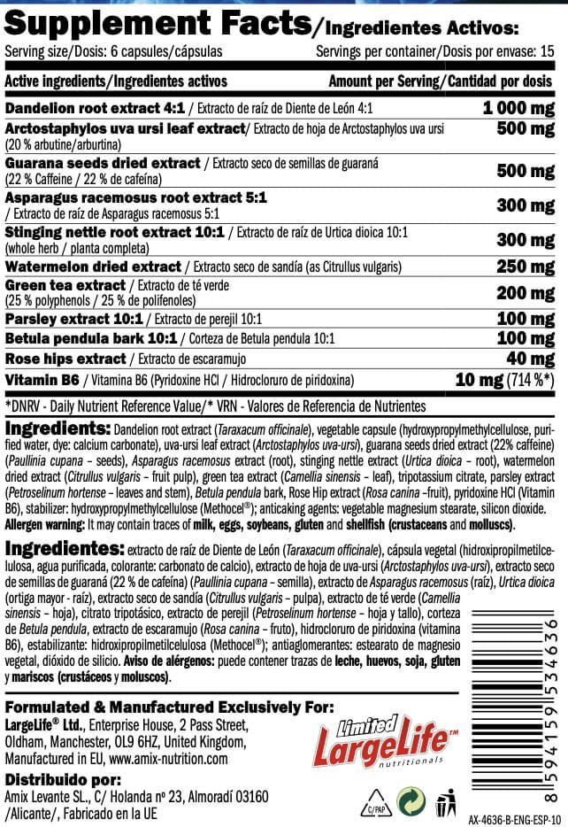 Información nutricional