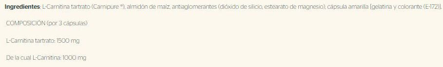 Información nutricional