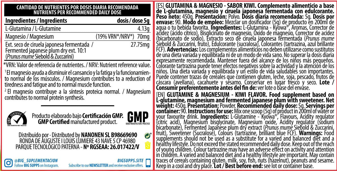 Información nutricional