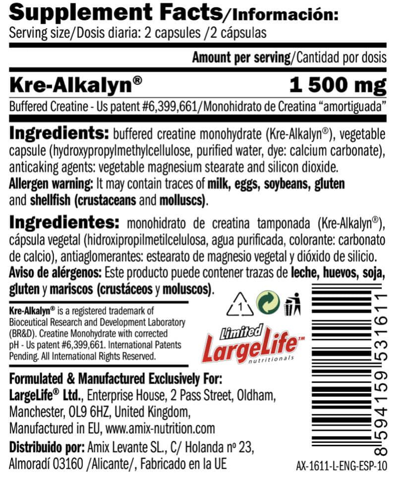 Información nutricional