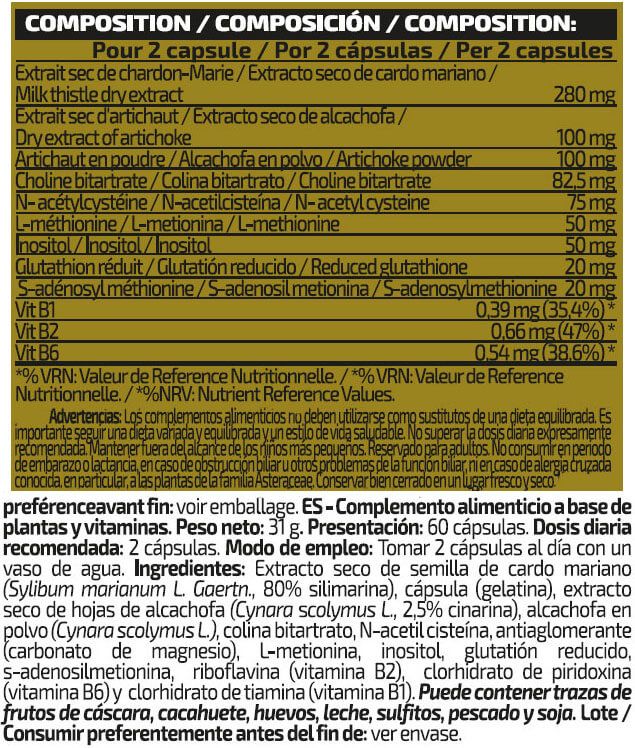 Información nutricional