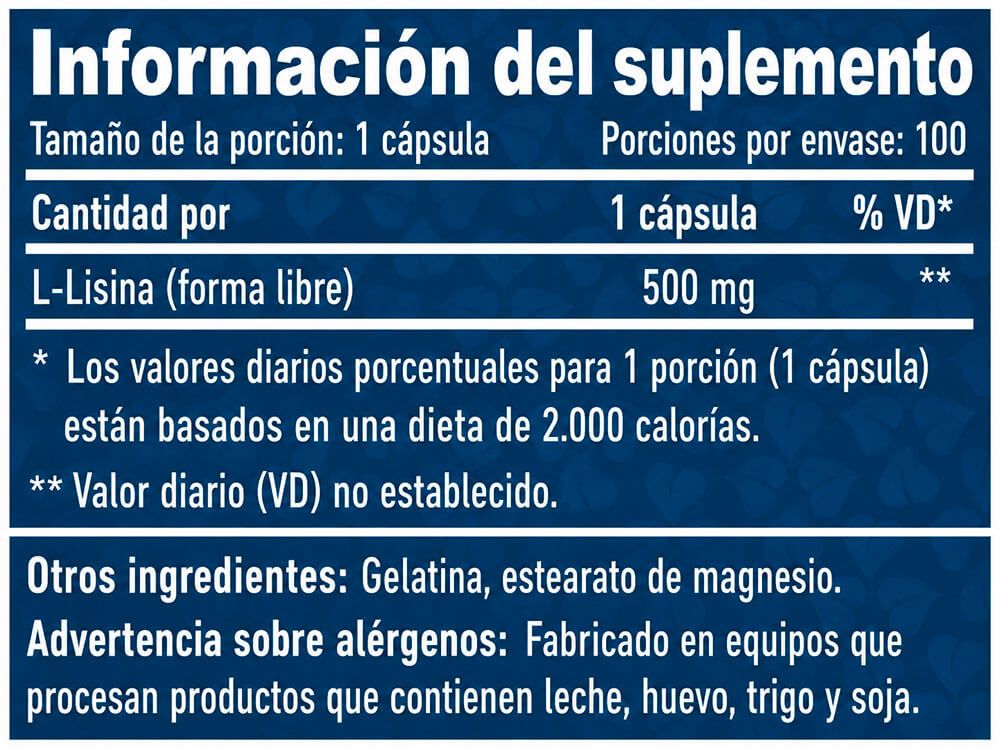 Información nutricional