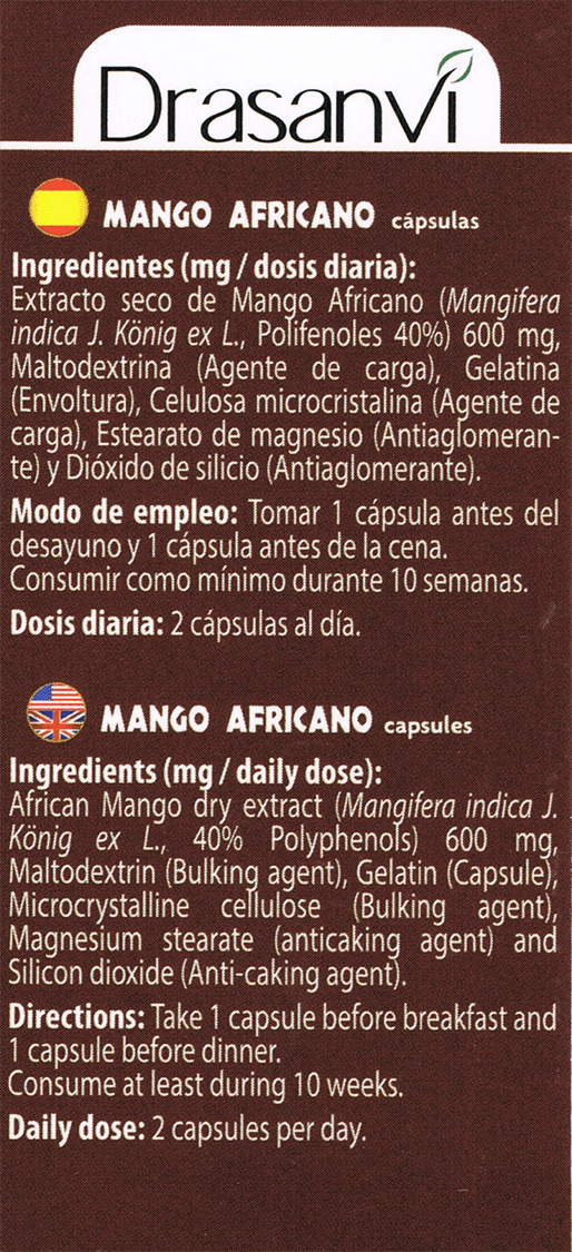 Información nutricional