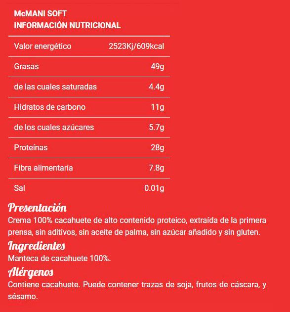 Información nutricional