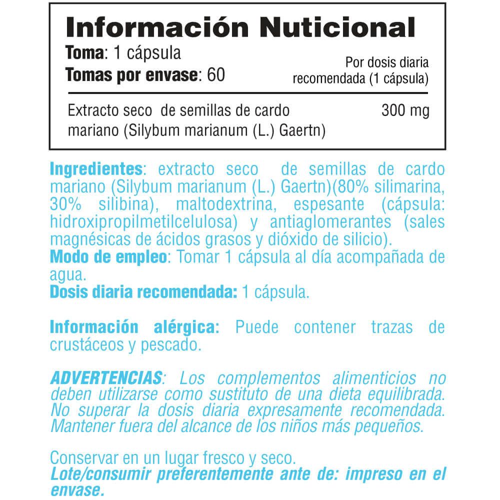Información nutricional