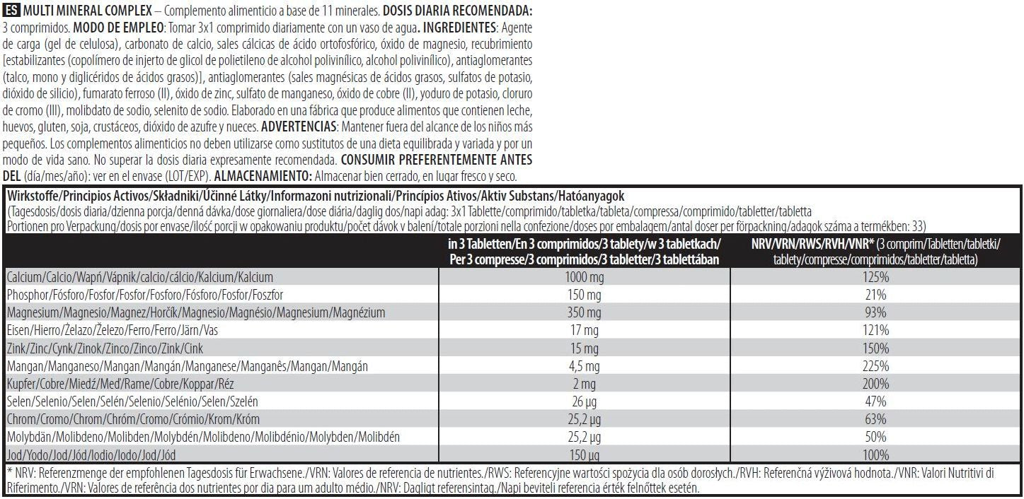 Información nutricional