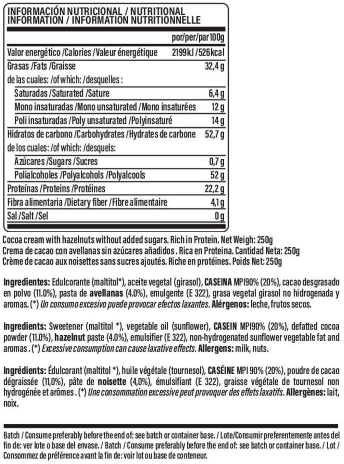 Información nutricional