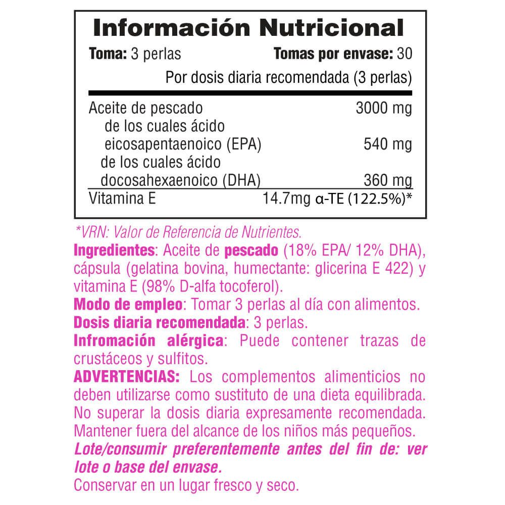 Información nutricional