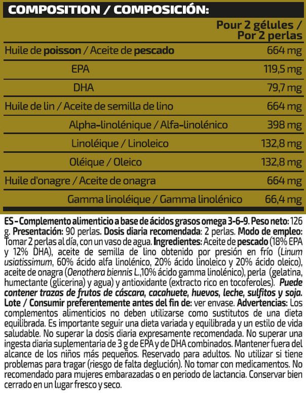 Información nutricional