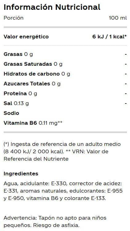 Información nutricional