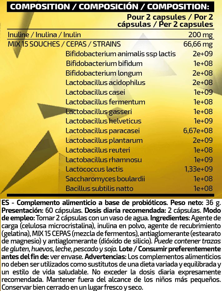 Información nutricional