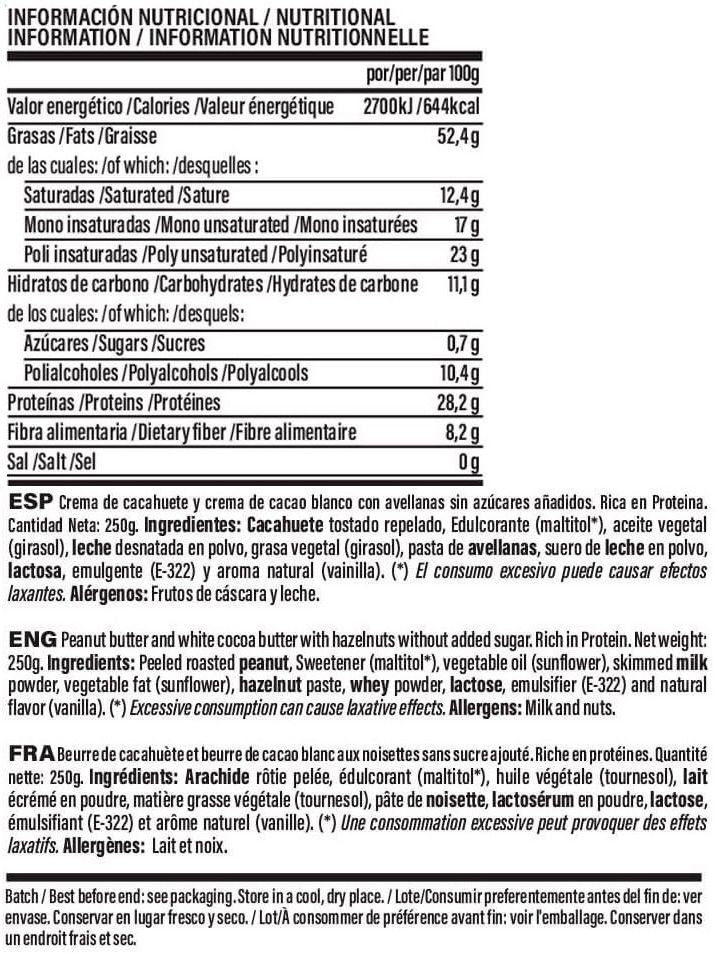 Información nutricional