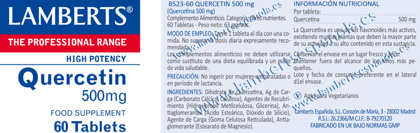 Información nutricional