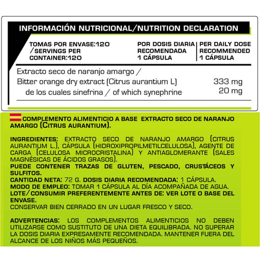 Información nutricional