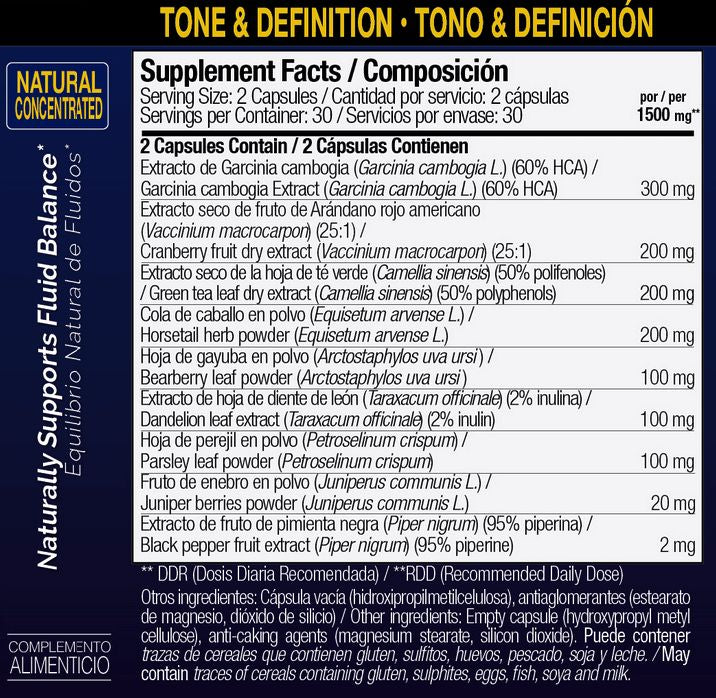 Información nutricional