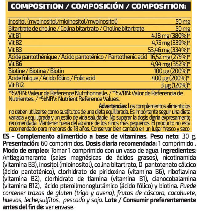 Información nutricional