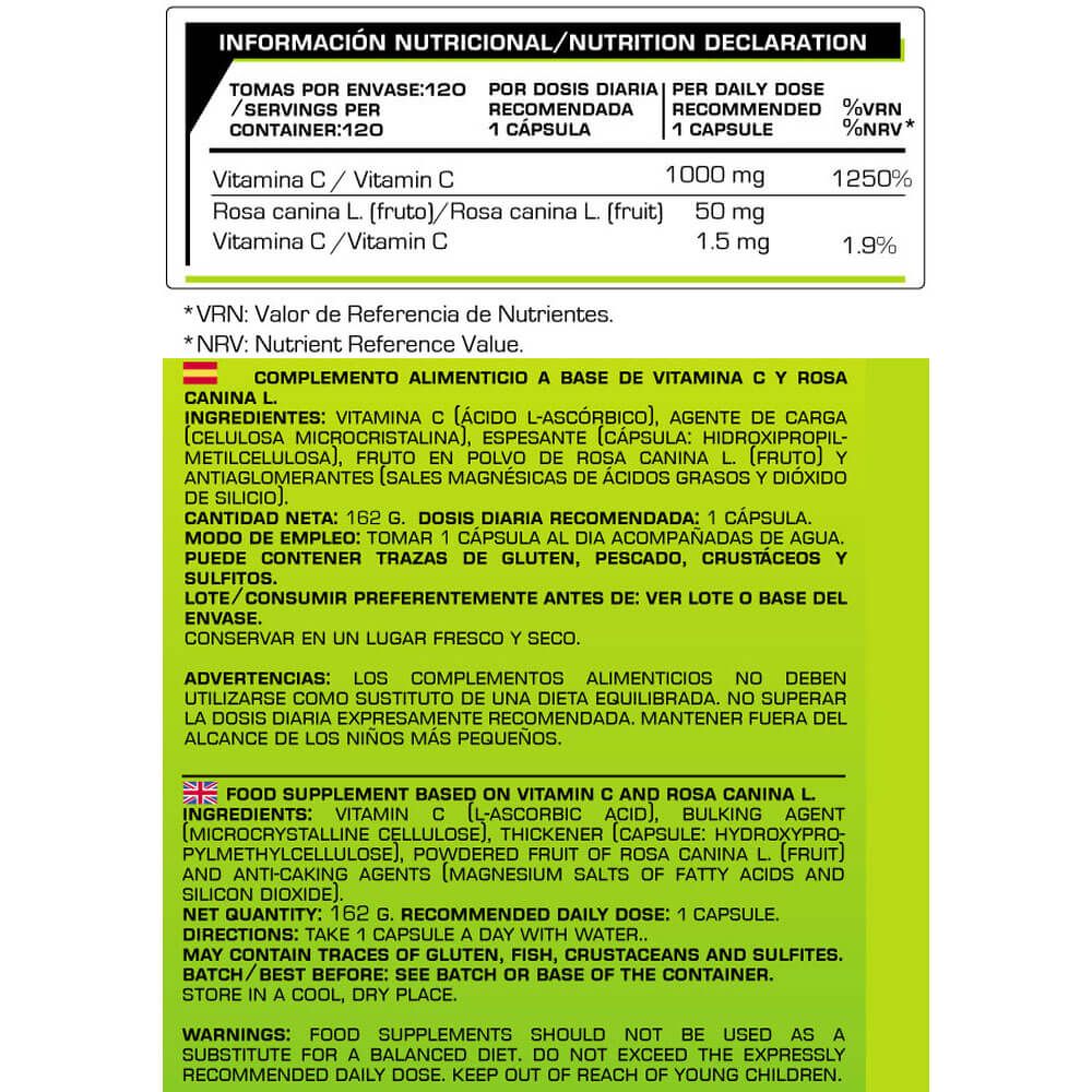 Información nutricional