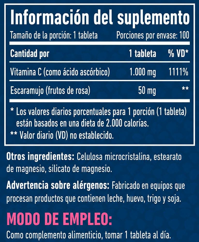 Información nutricional