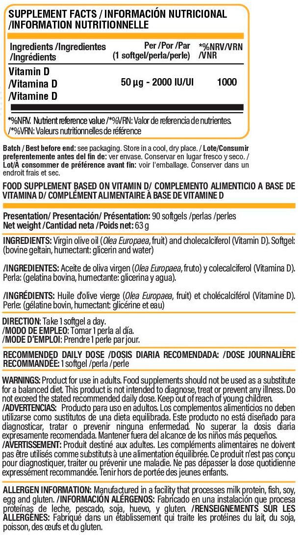 Información nutricional