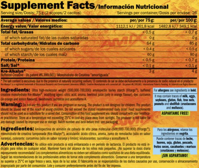 Información nutricional
