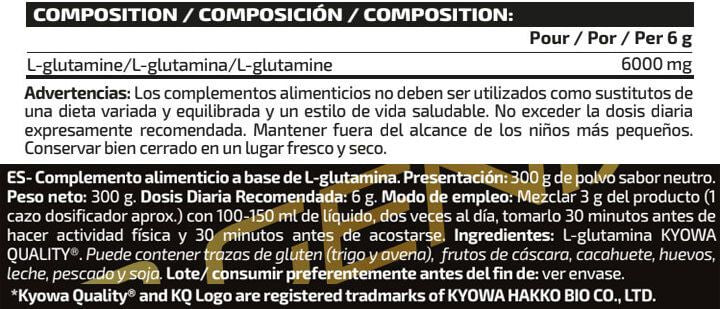 Información nutricional