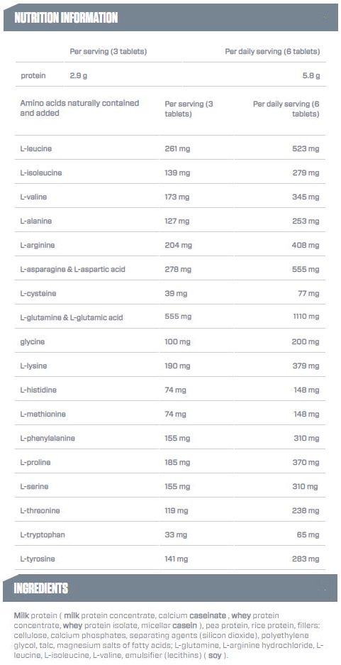 Información nutricional