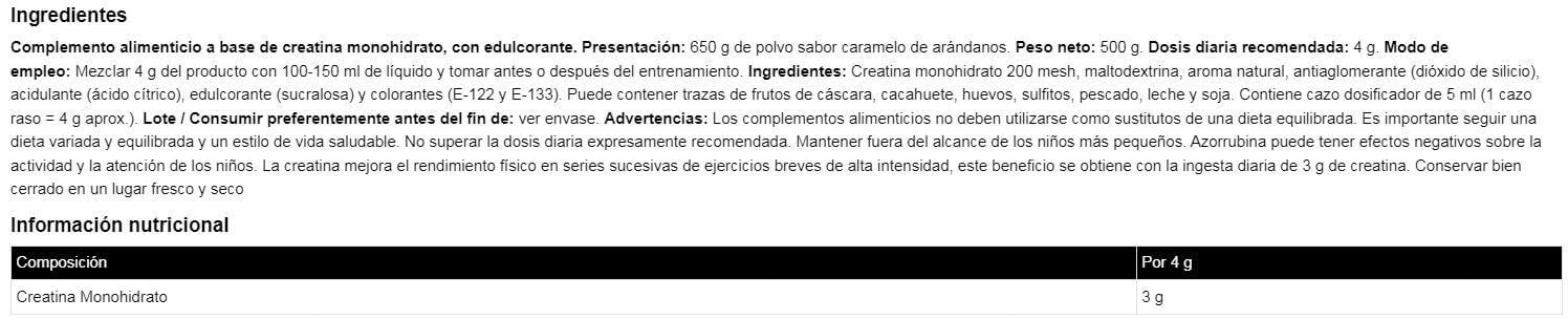 Información nutricional
