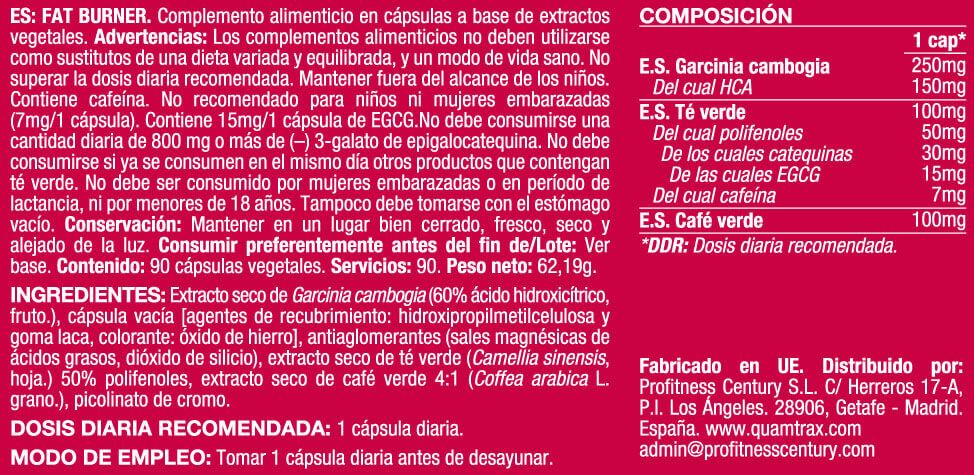 Información nutricional