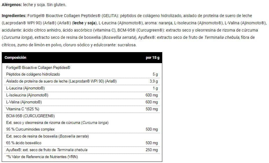 Información nutricional