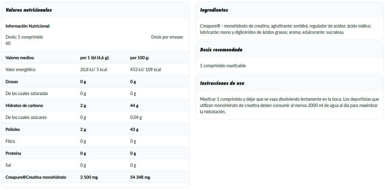 Información nutricional