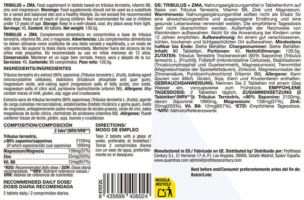 Información nutricional