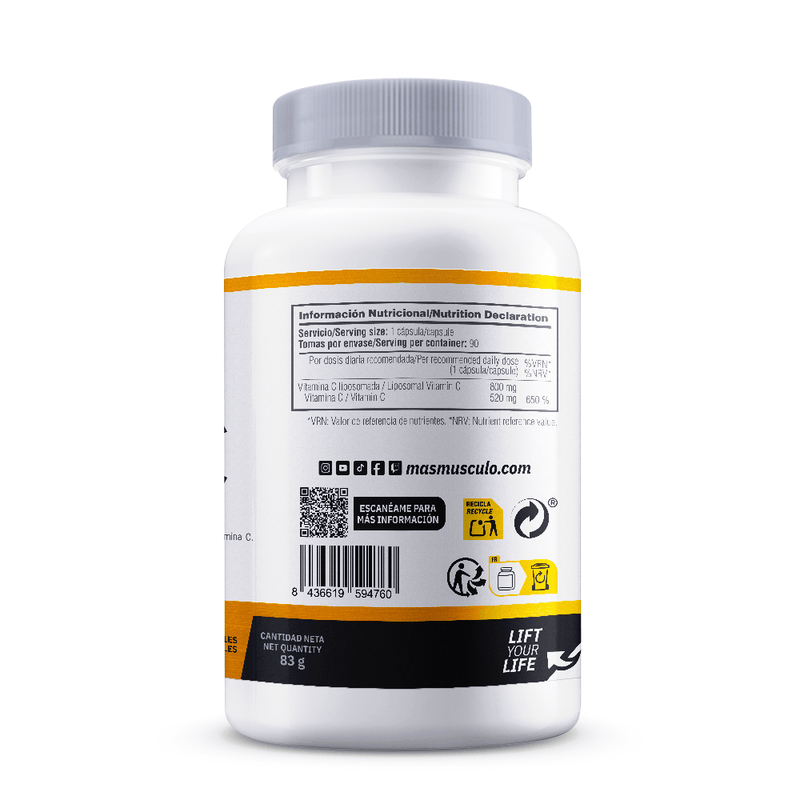 Liposomales Vitamin C 800mg von Masmusculo Supplements - Masmusculo Supplements 2